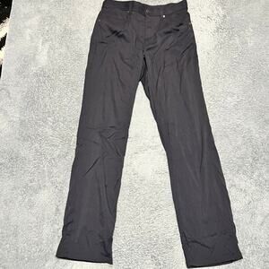 LL Bean Venture Pants Mens 30 x32 Stretch Five Pocket Fleece Lined 514966 Blue